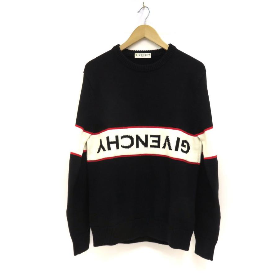 GIVENCHY ジバンシィ リバースロゴニット セーター BM9063401M クルー