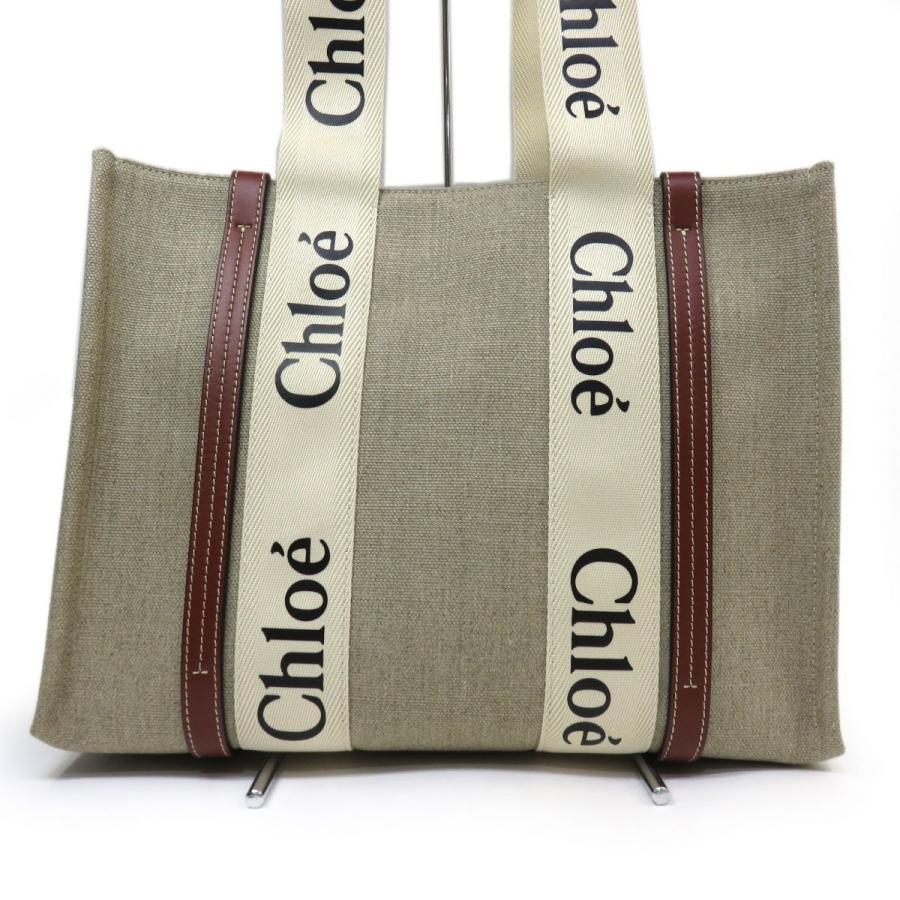 Chloe クロエ WOODY ミディアム トートバッグ CHC22AS383I2690U