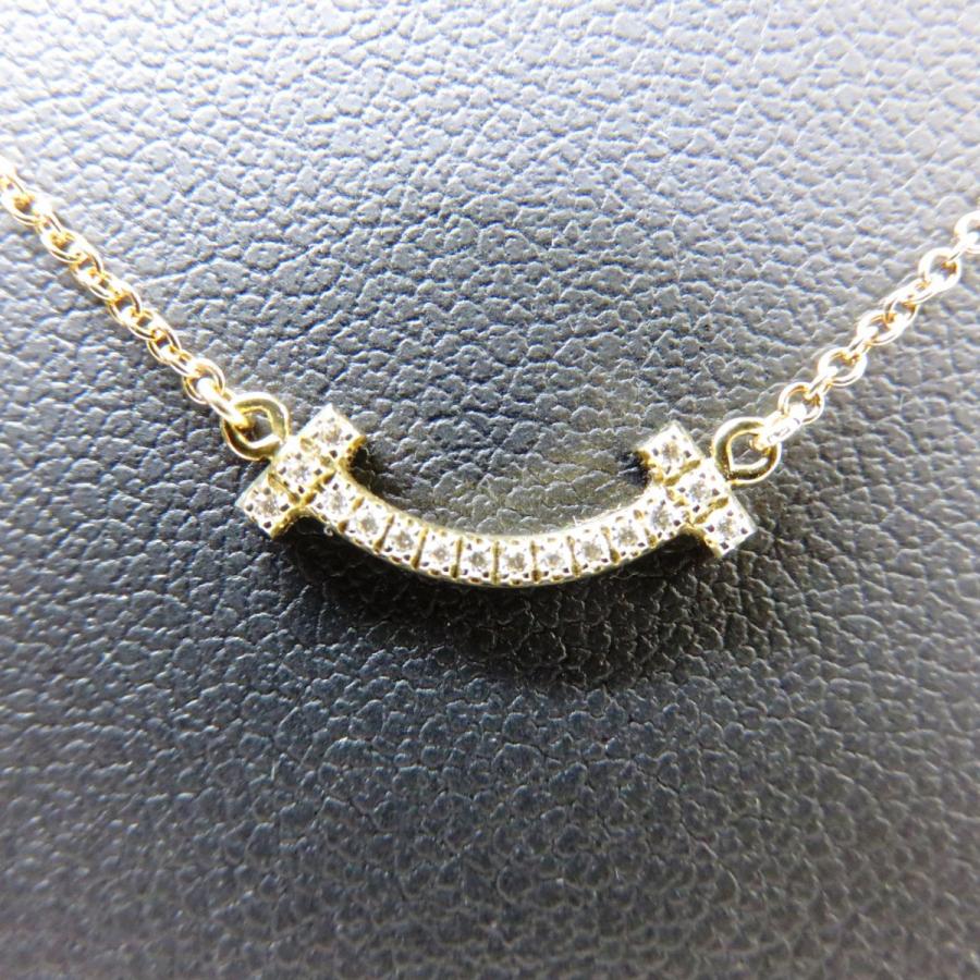 TIFFANY&Co. ティファニー Tスマイル ペンダント ミニ K18YG