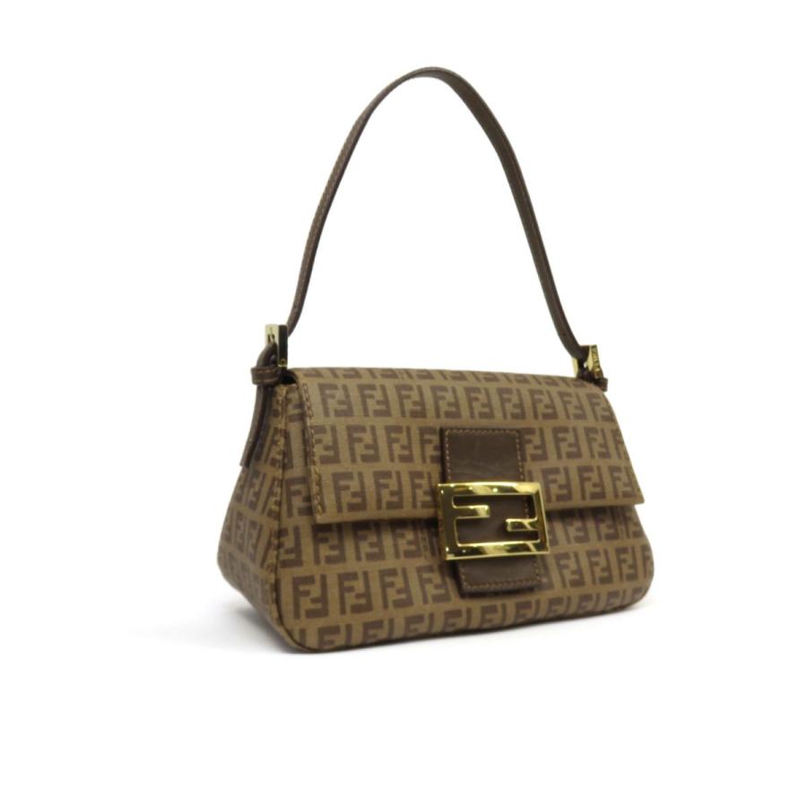 美品　FENDI　フェンディ　マンマバケット　ズッキーノ　ミニハンドバッグ FENDI フェンディ ズッキーノ ミニマンマバケット PVCレザー