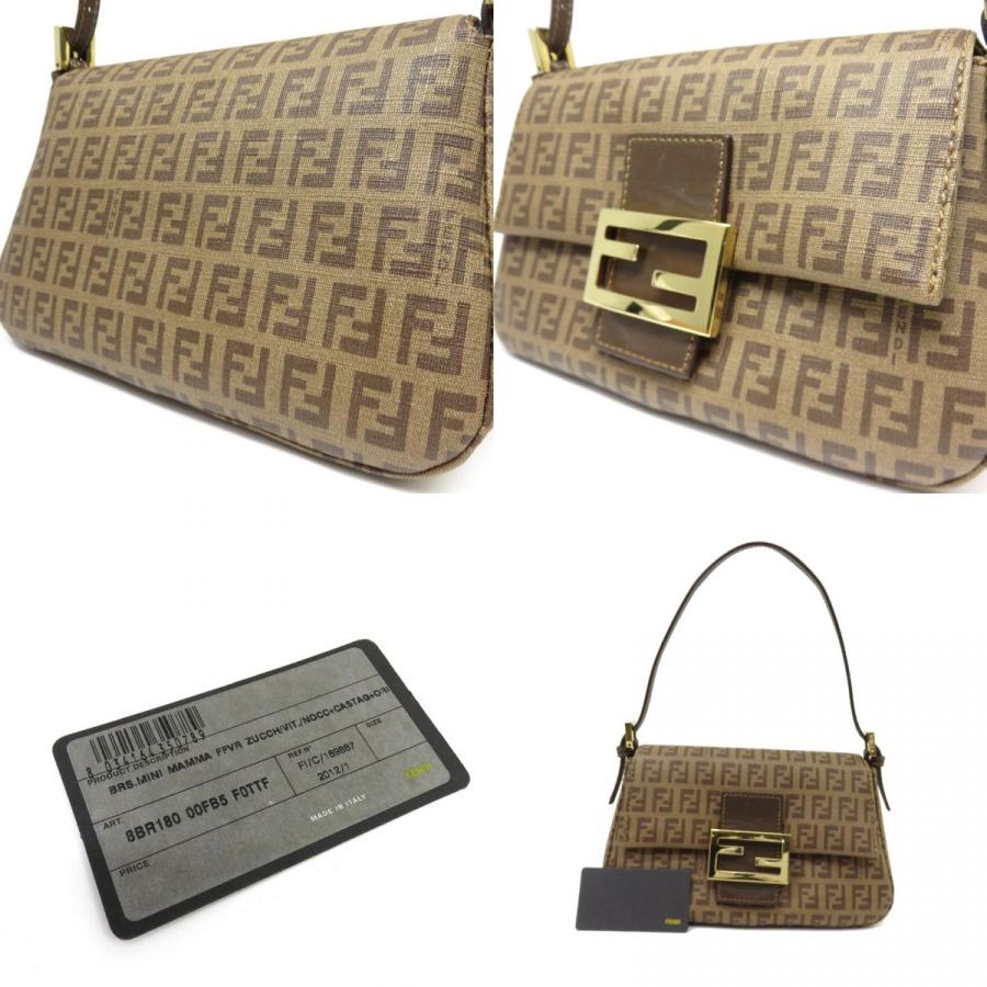 FENDI フェンディ ズッキーノ ミニマンマバケット PVCレザー