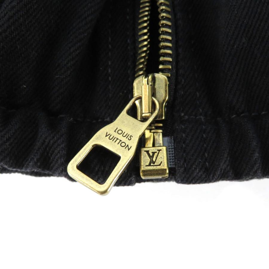 171s LOUIS VUITTON ルイヴィトン モノグラム エンボス デニムジャケット ジップアップパーカー RM222H OK4 HNA10Wの画像