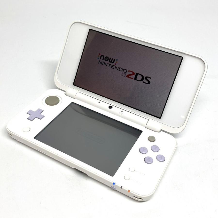 Nintendo new 2DS LL 本体のみ ラベンダー×ホワイト ※中古 【津山店