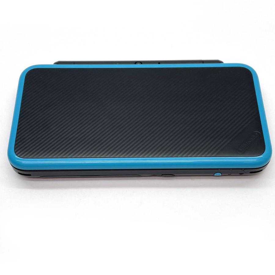 New ニンテンドー 2DS LL ブラック×ターコイズ 本体のみ ※中古 【津山
