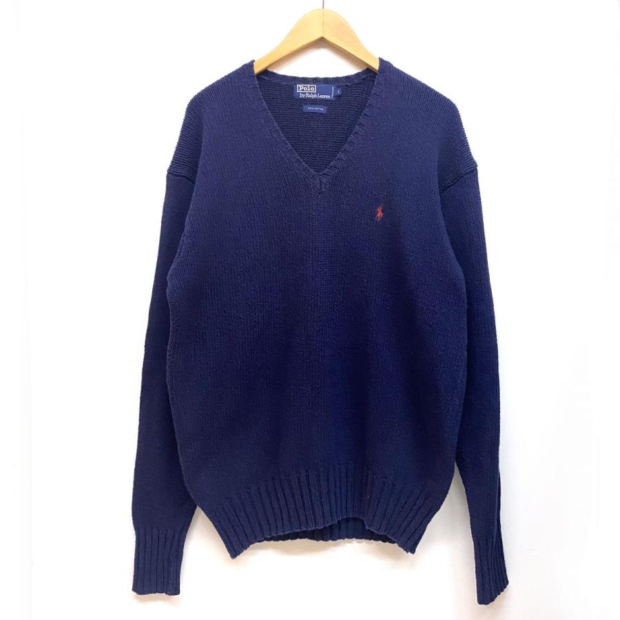 POLO RALPH LAUREN ラルフローレン セーター コットン サイズL メンズ