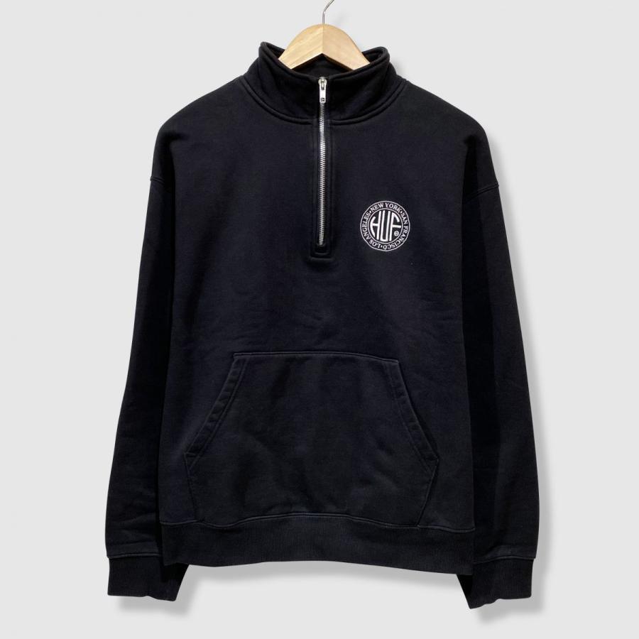 mid 90s club×osten.　ハーブジップ　スウェット　/M　ブラック Half-Zip Tech Utility Shirt - Black – Mid 90s Club