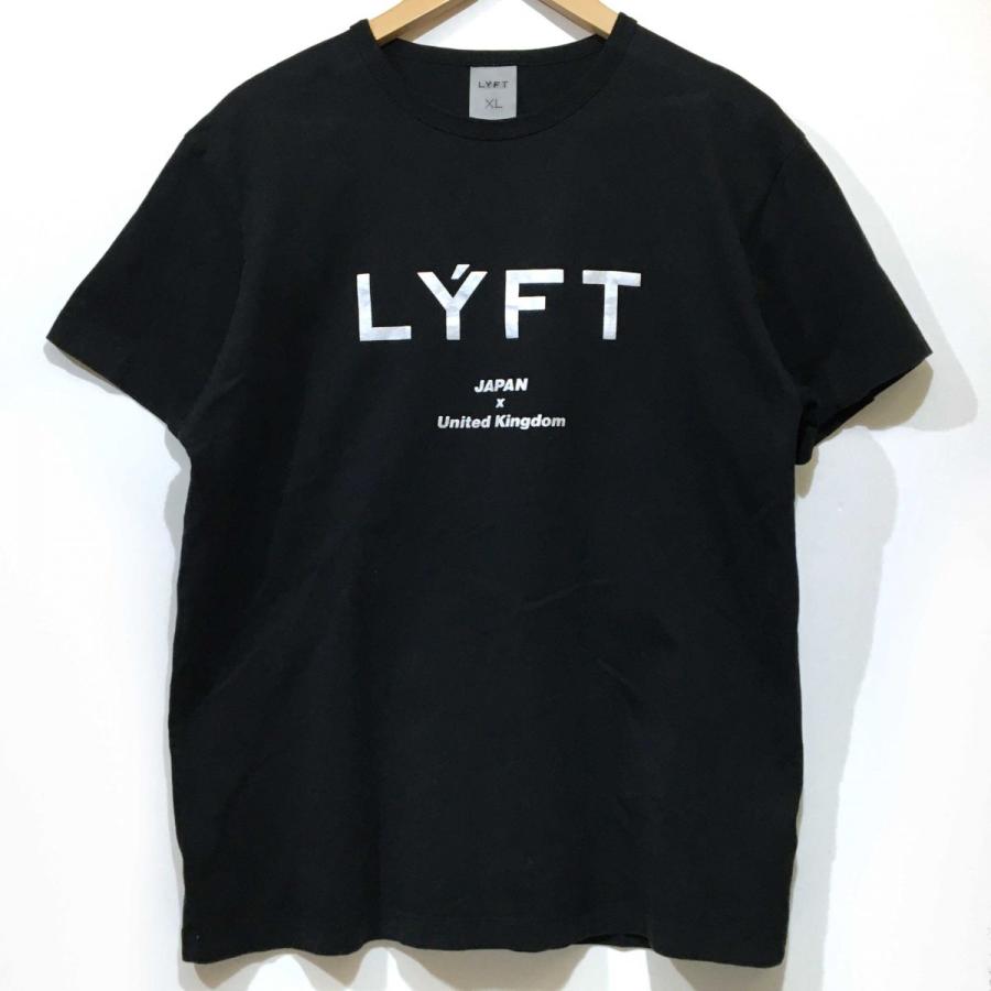 LYFT 半袖Tシャツ XLサイズ LYFT リフト ロゴ Tシャツ ブラック XLサイズ 半袖 トップス コットン