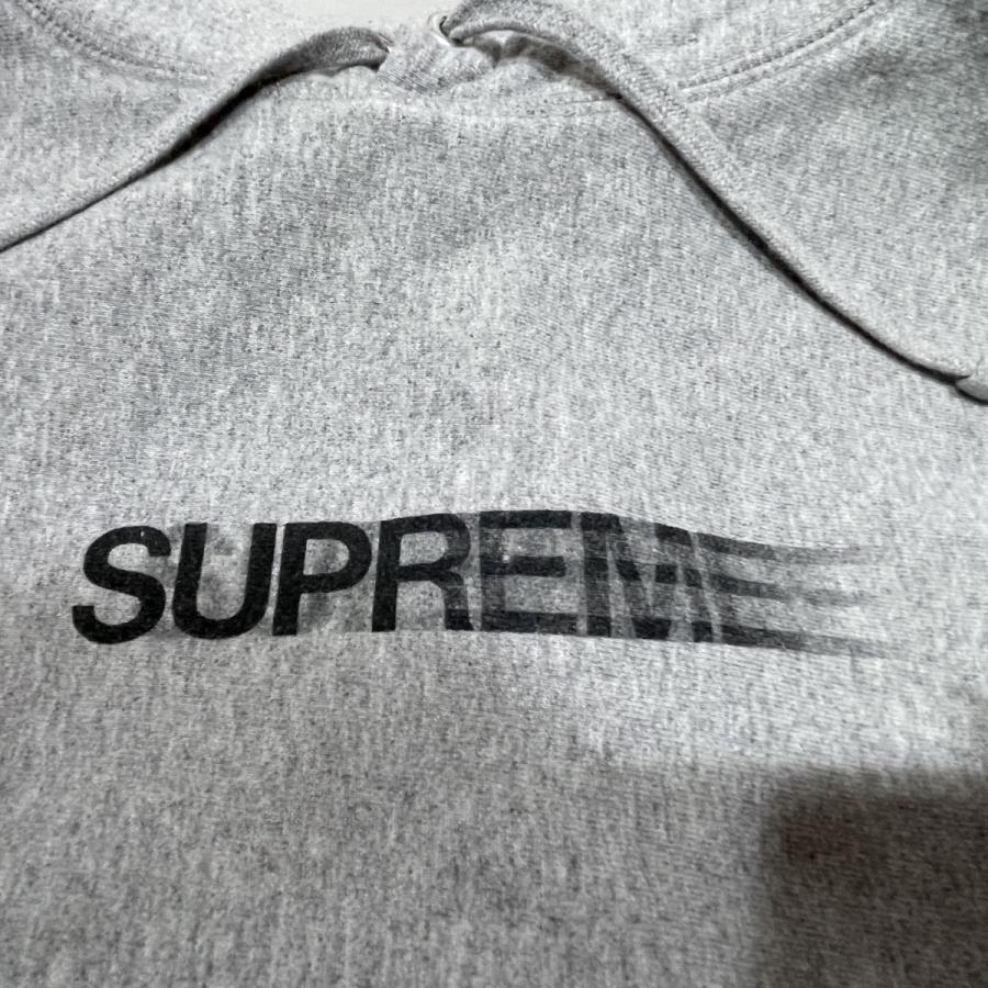 Supreme モーションロゴグレー パーカー L Supreme シュプリーム Motion Logo Hooded Sweatshirt パーカー グレー