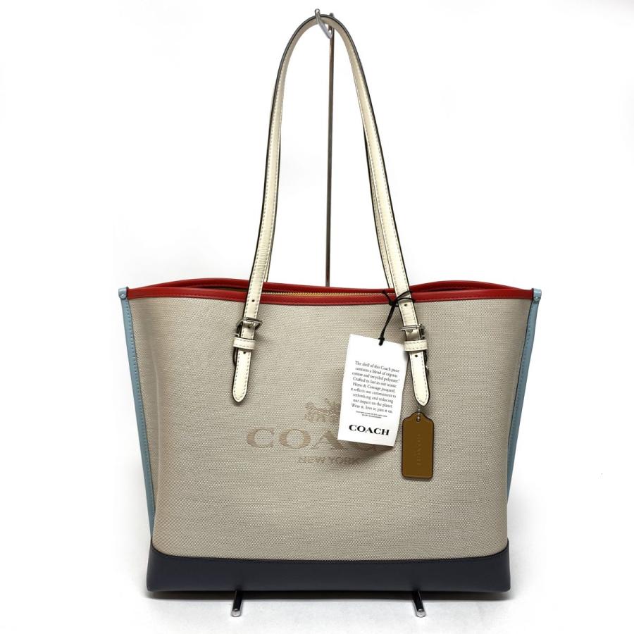 未使用】 COACH コーチ トートバッグ モリー カラーブロック