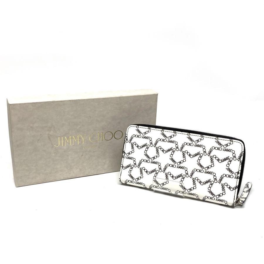 JIMMY CHOO ジミーチュウ Pippa Star Rogo 長財布 ラウンド