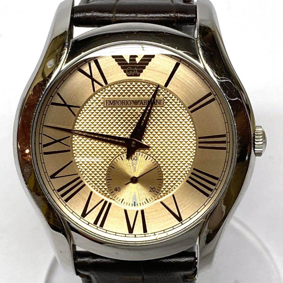 EMPORIO ARMANI エンポリオ・アルマーニ AR-1704 クオーツ ブラウン