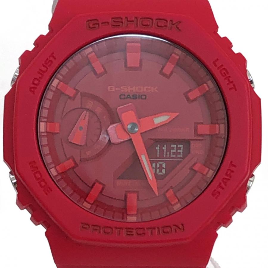 CASIO カシオ G-SHOCK GA-2100-4AJF アナログ デジタル レッド ※新古品