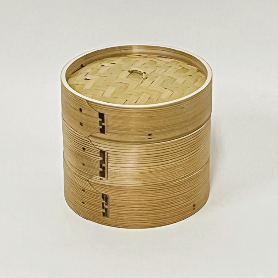せいろ 2段 19cm 中華せいろ 木製 セイロ 蒸し器 蒸篭 蒸籠 天然木 2段