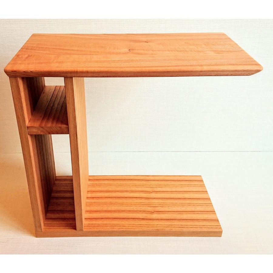 サイドテーブル 梓 木製 おしゃれ ナイトテーブル 寝室 収納 ソファー