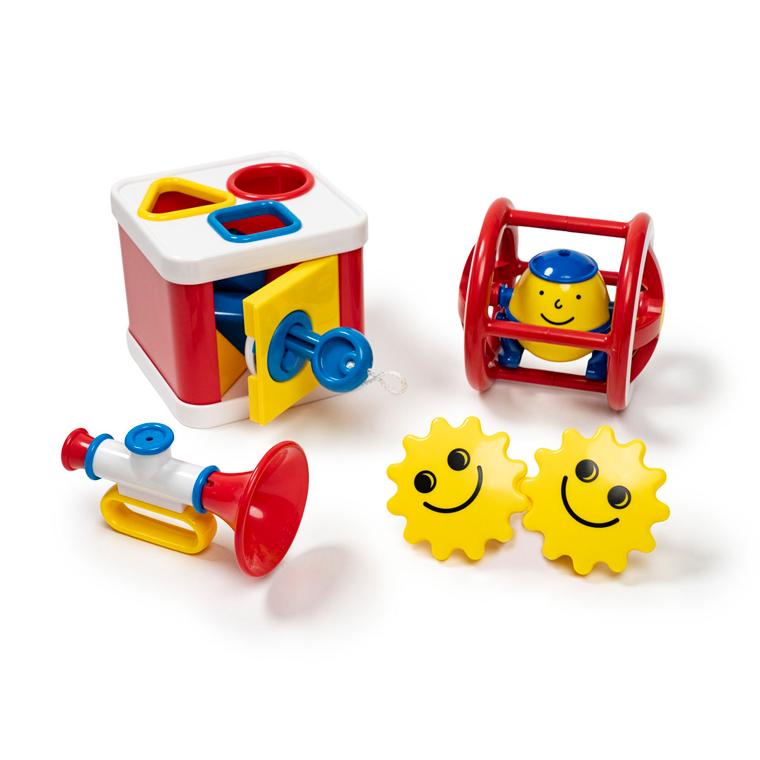 知育玩具 BorneLund（ボーネルンド）アンビトーイ 4種のベビー知育セット | 出産祝い・お祝いに最適 | おもちゃ大賞受賞 | ハーフバースデー おうち時間の画像