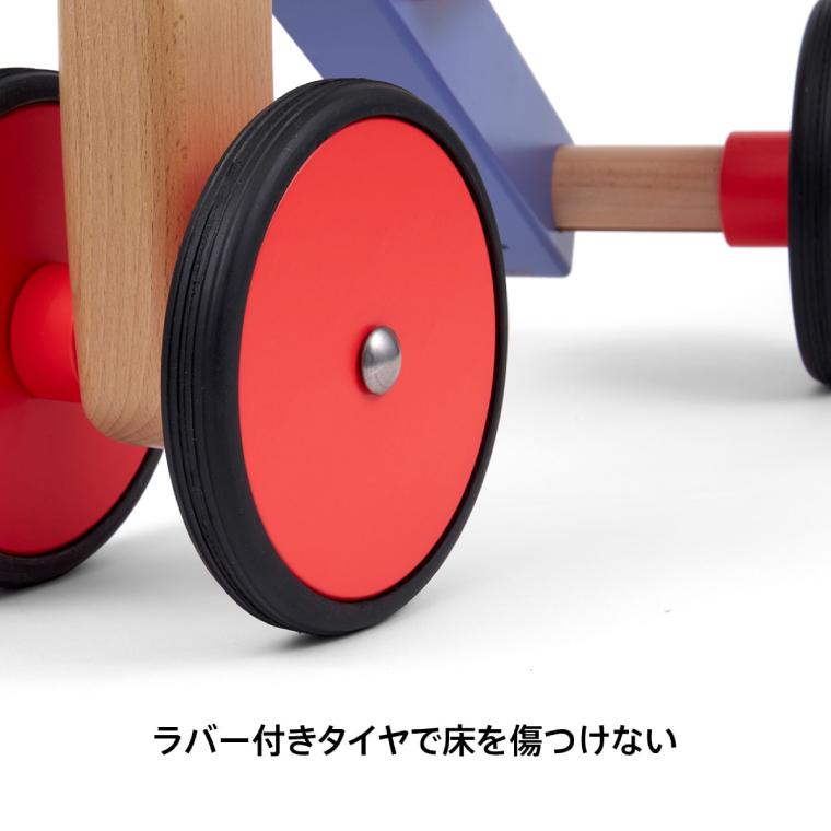 木のおもちゃ 乗用玩具 ボーネルンド｜バヨ社 木の四輪バイク｜カラー｜お誕生日 1歳 おうち時間 初節句 子供｜キックバイク 足けりバイク