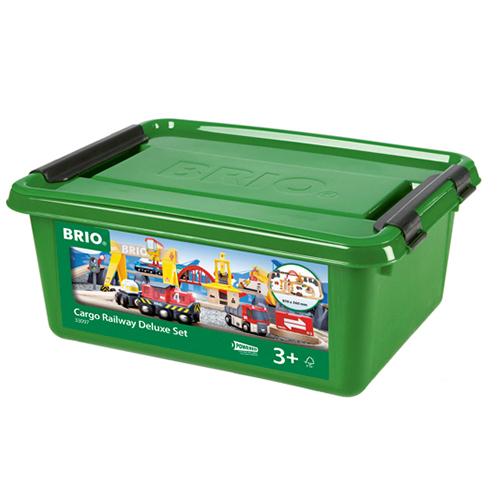 BRIO（ブリオ） ＼おまけ付き／木製レールトイ カーゴレールデラックス
