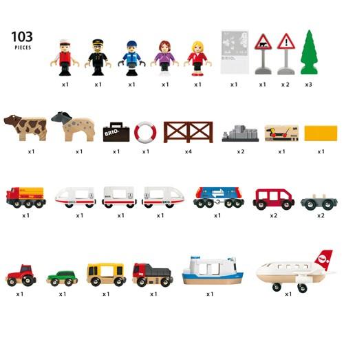 BRIO（ブリオ） ＼おまけ付き／木製レールトイ 特製プラケース入り