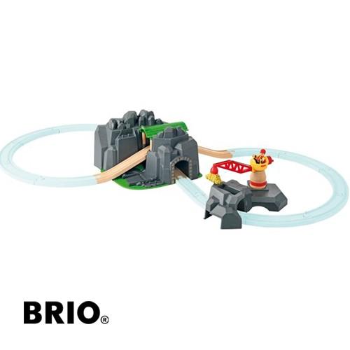 木のおもちゃ ブリオ/BRIO 木製レールウェアクレーン&マウンテントンネル 3歳 おもちゃ 知育玩具 入園｜kinoomocha｜05