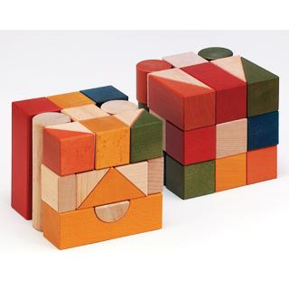 積み木 日本製 木のおもちゃ ボーネルンド社 オリジナル積み木 カラー