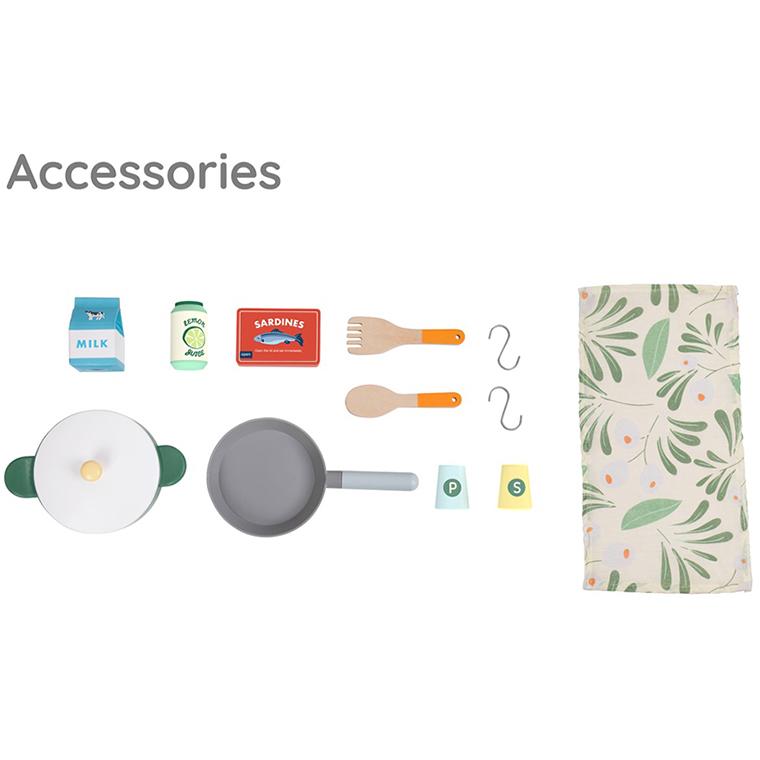 【数量限定｜食材おまけ入り】木のおもちゃ ままごと Classic WORLD クラシックワールド ナチュラルキッチン 3歳 ごっこ遊び 木製玩具 知育玩具 おうち時間 子供の画像
