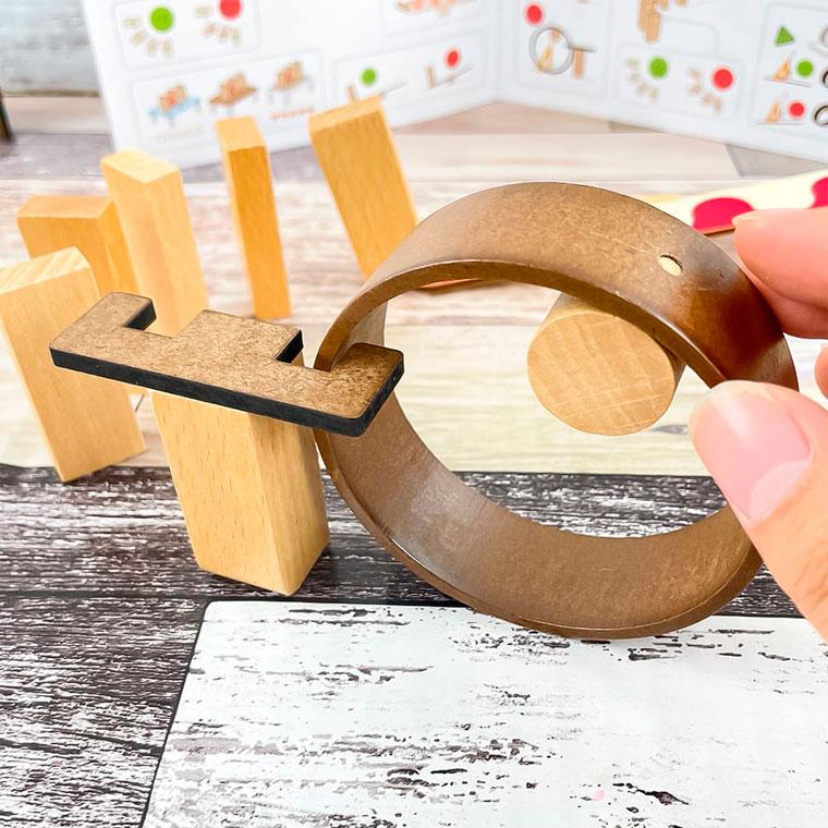 知育玩具 DJECO ジェコ Zig&Go ジグ&ゴー 25ピース ドミノ倒し