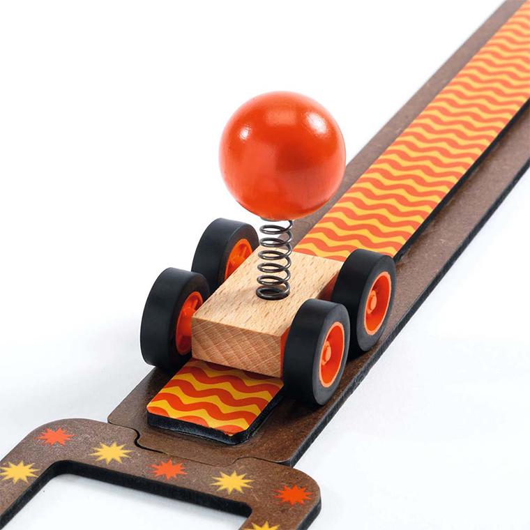 知育玩具 DJECO ジェコ Zig&Go ジュニア マジック 42ピース ドミノ倒し