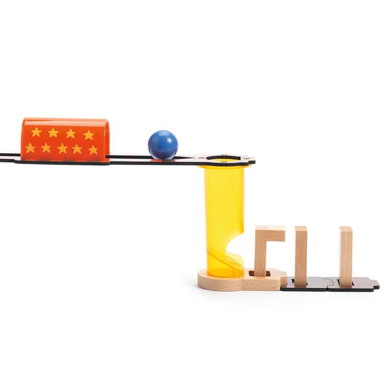 知育玩具 DJECO ジェコ Zig&Go ジュニア マジック 42ピース ドミノ倒し