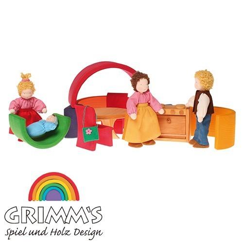 GRIMM'S グリムス社 アーチレインボー小 虹色トンネル ドイツ 木の