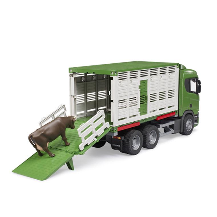 Bruder ブルーダー 正規輸入品 ドイツ SCANIA 牛運搬トラック（牛付き