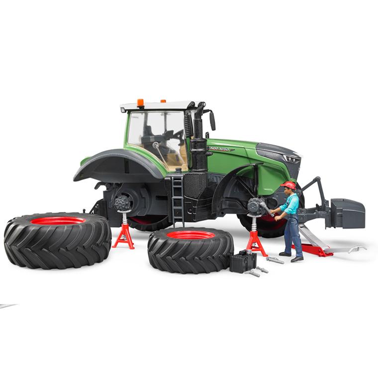 Bruder ブルーダー 正規輸入品 ドイツ Fendt 1050 Varioトラクター(整備士フィギュア付き) 04041 1/16 フェント ミニカー ごっこ遊び おうち時間 外遊び 子供の画像