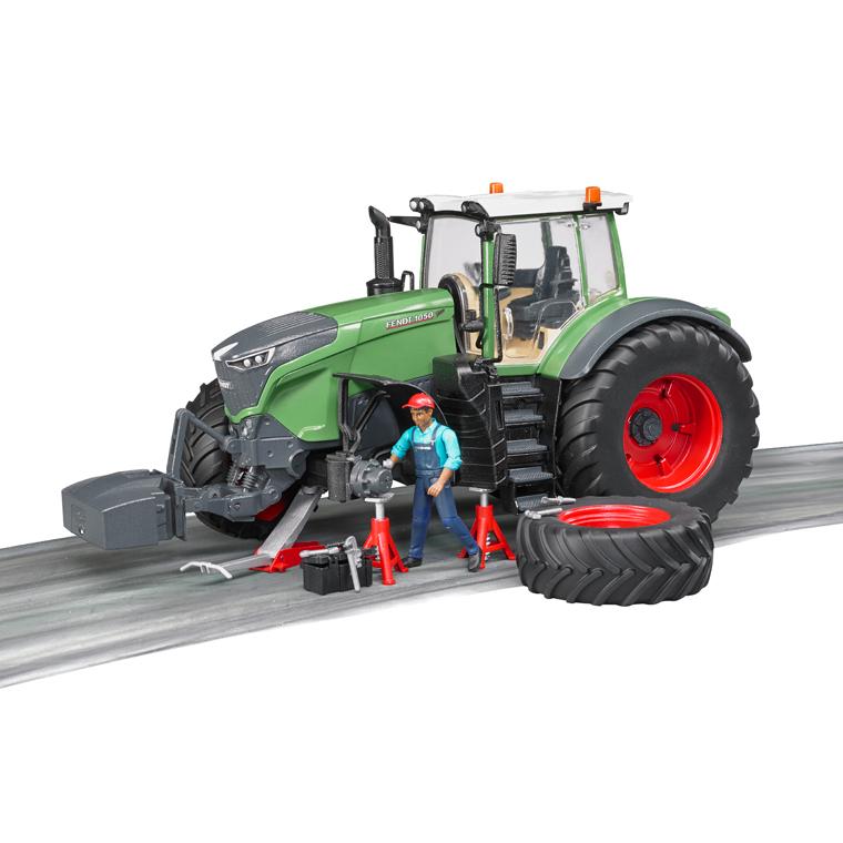 Bruder ブルーダー 正規輸入品 ドイツ Fendt 1050 Varioトラクター(整備士フィギュア付き) 04041 1/16 フェント ミニカー ごっこ遊び おうち時間 外遊び 子供の画像