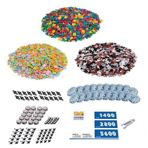 ＼おまけ付き／【ケースが2種類から選べる】LaQ ラキュー Basic（ベーシック）5600 5600+120pcs ブロック 5歳 おもちゃ 知育玩具 夏休み入学_6