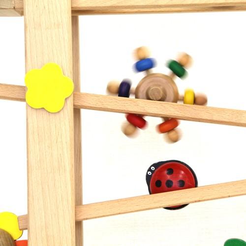 木のおもちゃ フラワーガーデン プレイミー PlayMeToys スロープ