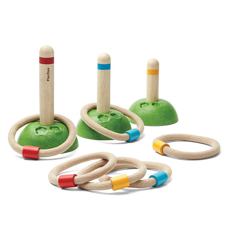 プラントイ（PLANTOYS） 木のおもちゃ 輪投げ マッチング 知育玩具