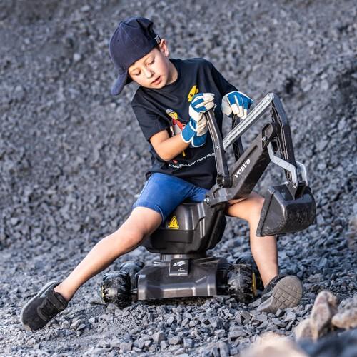 rollytoys ロリートイズ ディガーシリーズ ディガーVOLVO GREY 乗用玩具 ショベルカー 正規輸入品 3歳 おもちゃ 知育玩具 入園 入学の画像
