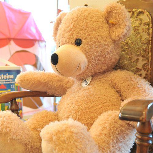Steiff（シュタイフ） ぬいぐるみ テディベア フィン ベージュ 80cm 2