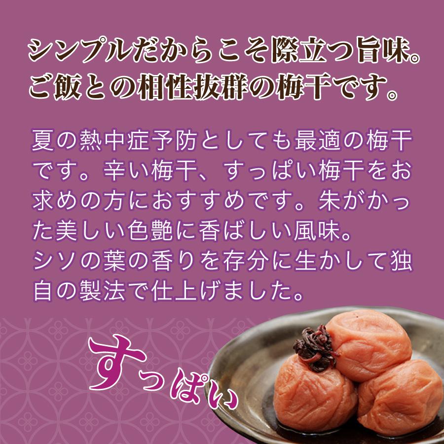 梅干し しそ漬梅 500g 紀の里食品 梅干 南高梅 うめ すっぱい しそ ギフト 贈答 産地直送 和歌山 紀州産｜kinosato｜03