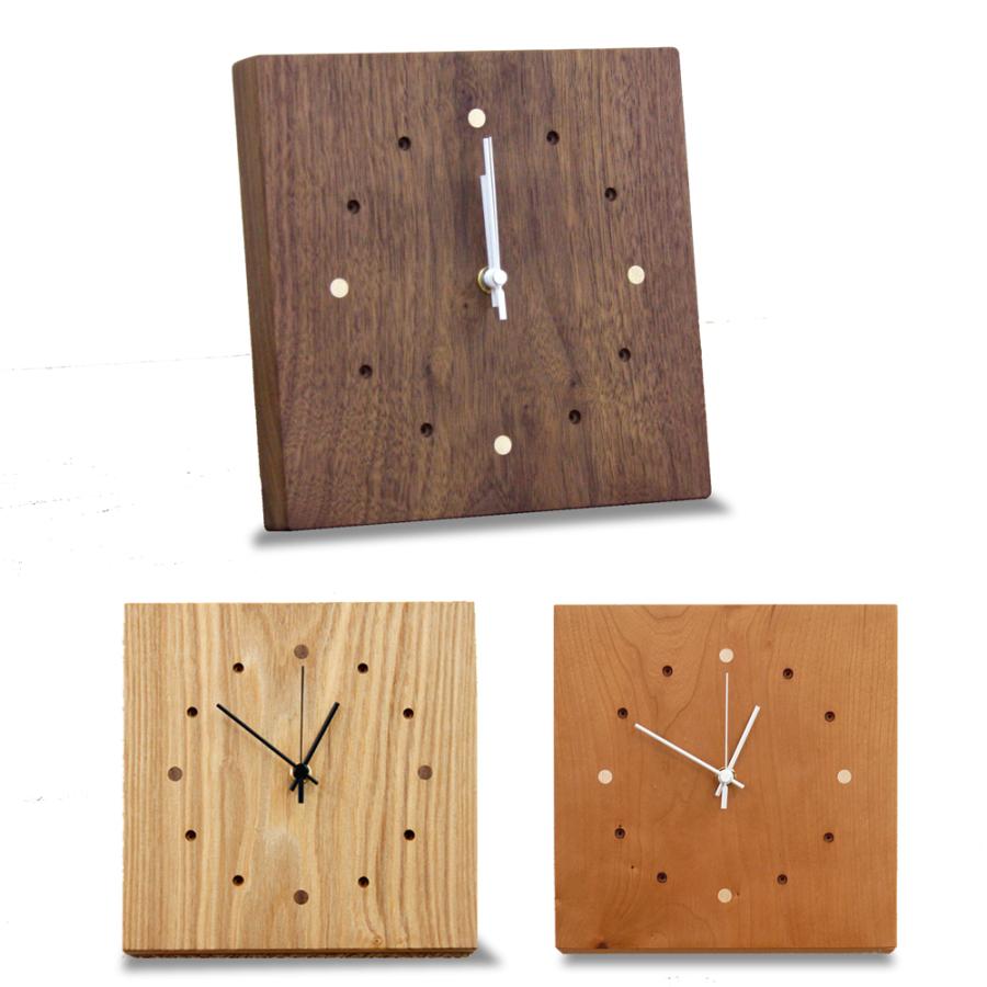 時計 木の時計 木製時計 掛け時計 置き時計 クック クロック
