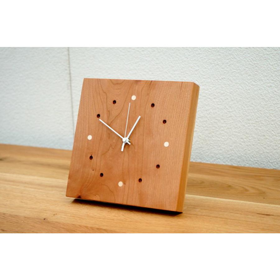 時計 木の時計 木製時計 掛け時計 置き時計 クック クロック リビング