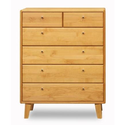 チェスト 5段 幅85cm ハイチェスト 天然木アルダー材 ナチュラル 日本製 チェスト タンス 幅85 5段 おしゃれ 白 ハイチェスト 脚付き 洋服