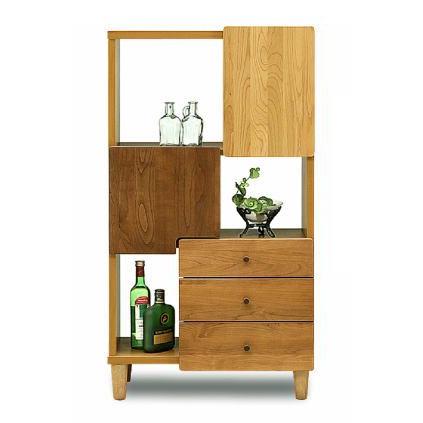 キャビネット OSLO オスロ 幅60cm サイドボード ハイタイプ 扉 引出し