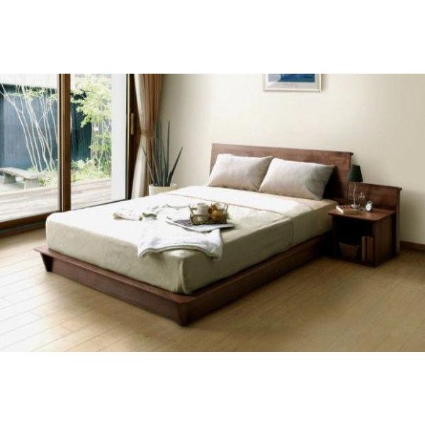 VEILベッドフレーム ダブルサイズ ウォールナット 国産日本製 無垢 楽天市場】WDサイズ VEIL ベッドフレーム 日本製 ロータイプ