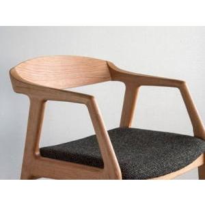 ダイニングチェア アームチェア ウレタン塗装 レッドオーク 木下家具