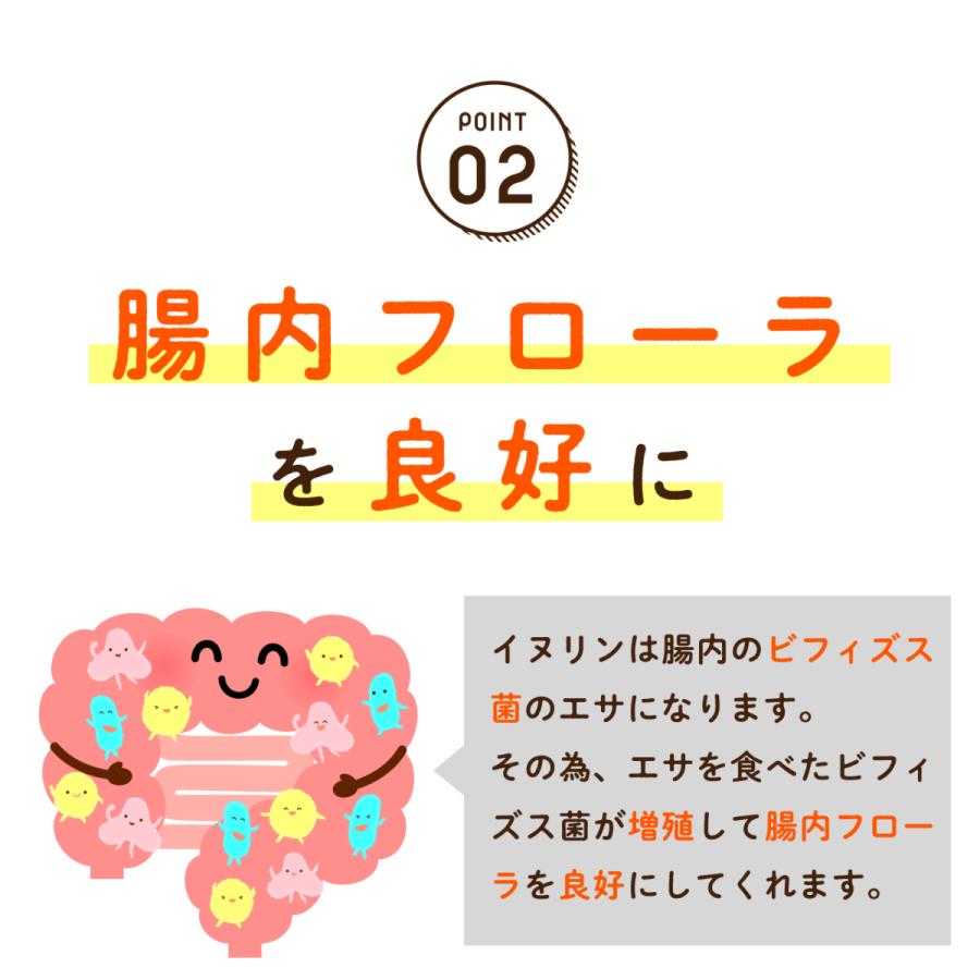 イヌリン 500g 機能性表示食品 食後の 血糖値 や 便秘 が気になる方に 天然 チコリ由来 水溶性食物繊維 LOHAStyle ロハスタイル｜kinousei｜05