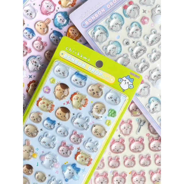 数量限定】ちいかわ「ボンボンドロップシール(ちいかわ 古本屋)福袋 4