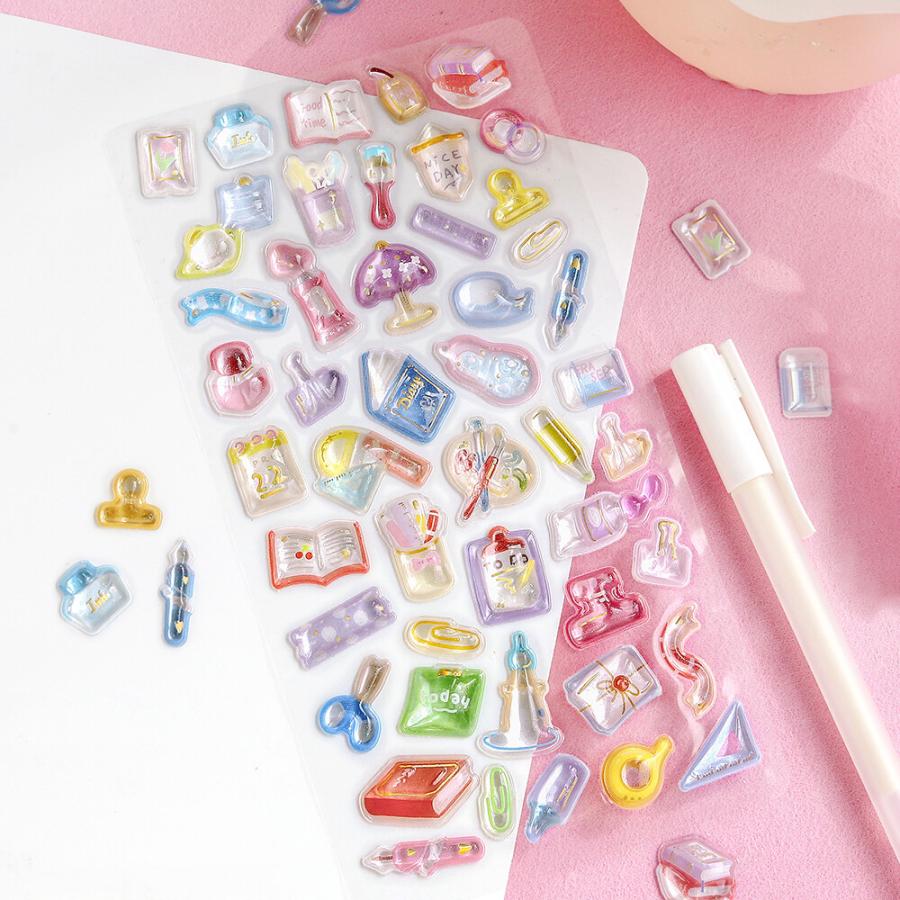 数量限定》【3月新作】「きゅるるんシールvol.3」(喫茶アラモード)4枚