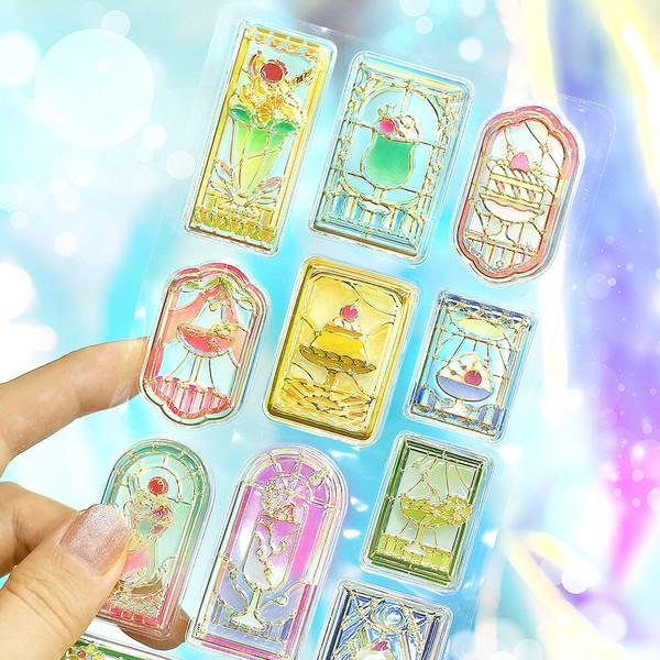 3月販売予定】 「きゅるるんシール(喫茶アラモード)6枚セット入り