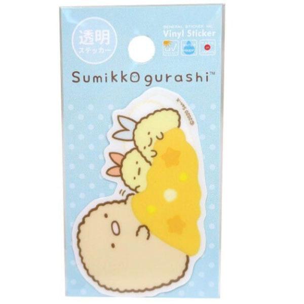San X すみっコぐらし ダイカット透明ステッカー とんかつとえびふらいのしっぽとあじふらいのしっぽ Bri Gssu81 金箔屋本舗gold Shop 通販 Yahoo ショッピング