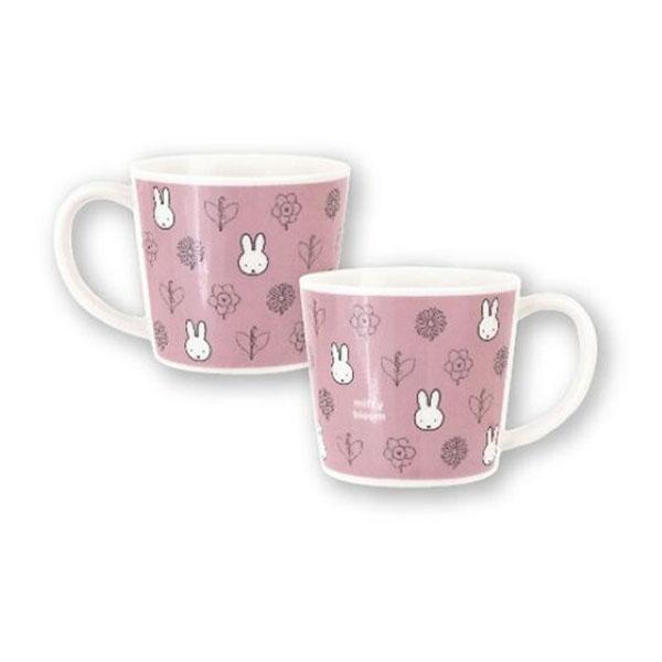 ミッフィー「miffy bloom／マグ(ピンク)」